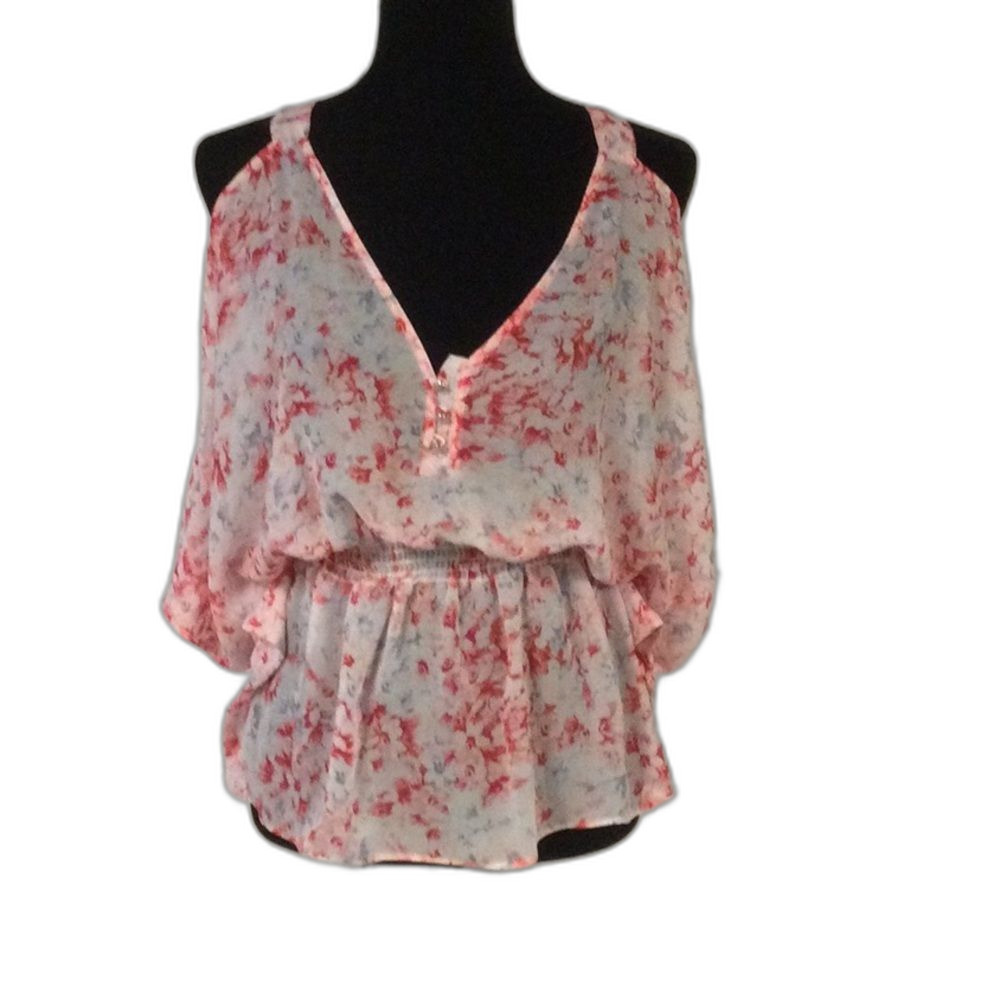 NY&C Cold Shoulder Blouse